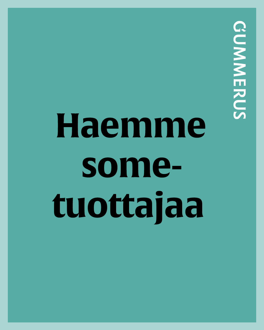 Haemme sosiaalisen median tuottajaa
