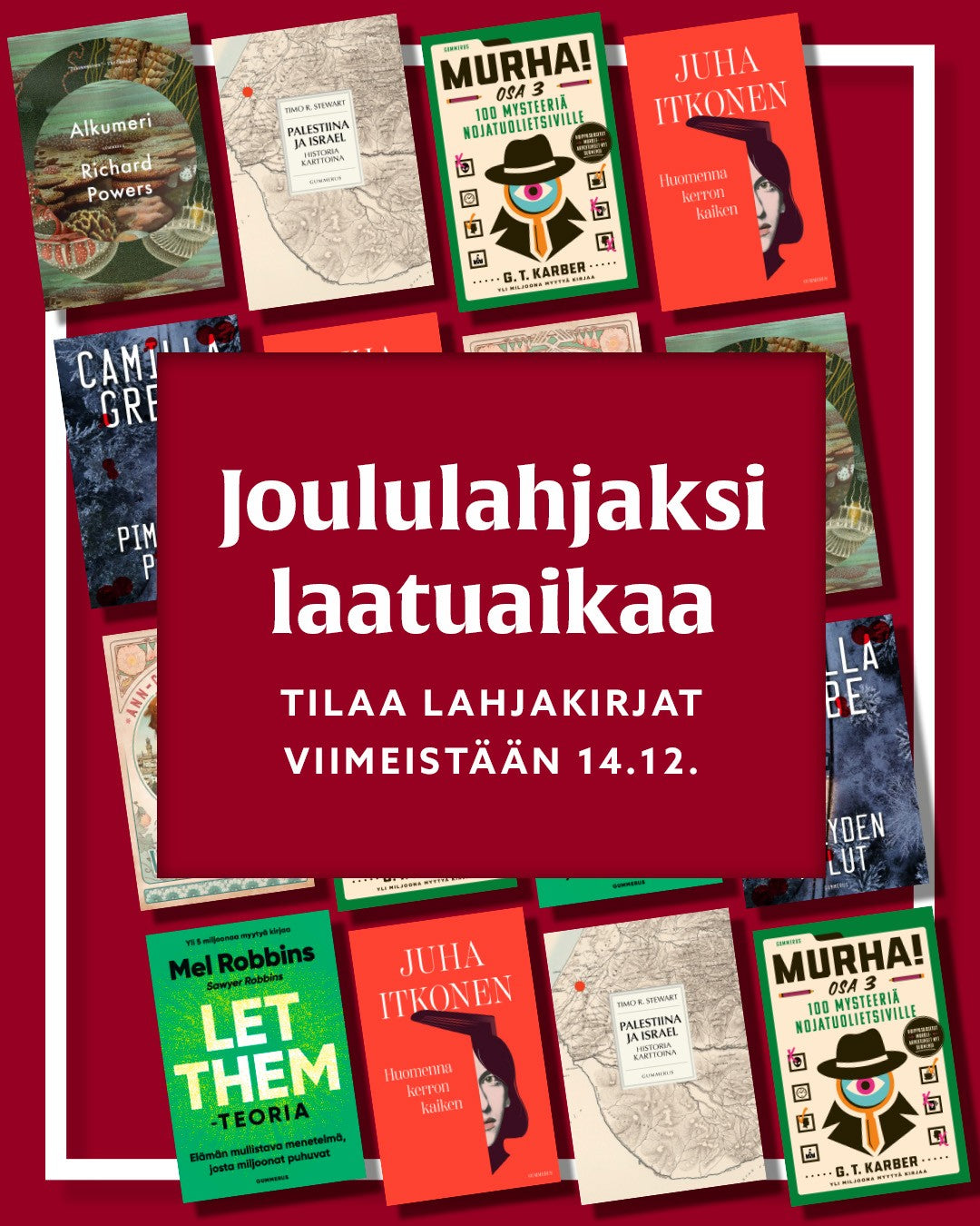 Löydä täydellinen joululahjakirja jokaiselle lahjansaajalle!