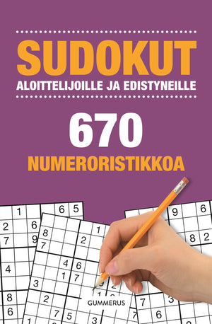 Sudokut aloittelijoille ja edistyneille