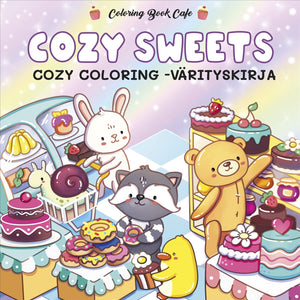 Cozy Sweets, Cozy Coloring -värityskirja
